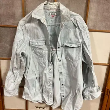 TOMMY JEANS 데님 셔츠 XS