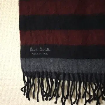 새상품급 폴스미스 paul smith 머플러 캐시미어 100% 네이비