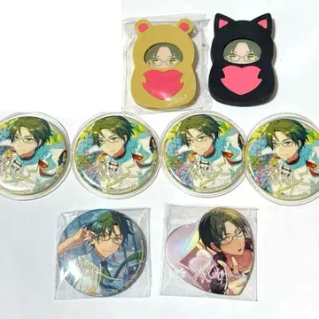 앙스타 하스미 케이토 낱개 캔뱃지 캔뱃지 하트 캔뱃지 특전 인형옷