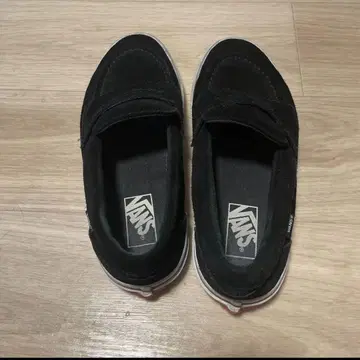 VANS 블랙 스니커즈 로퍼
