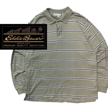 90's Eddie Bauer 에디바우어 L/S 피케 셔츠