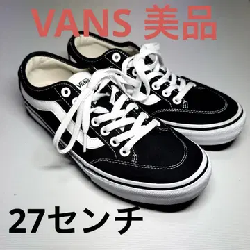 [ 새상품급 ] Vans 27cm 블랙/화이트 스니커즈