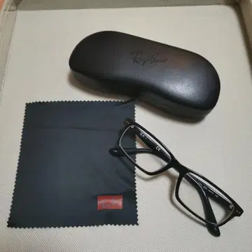 레이밴 RB 5177 블랙 안경 + 케이스 + 크로스 포함