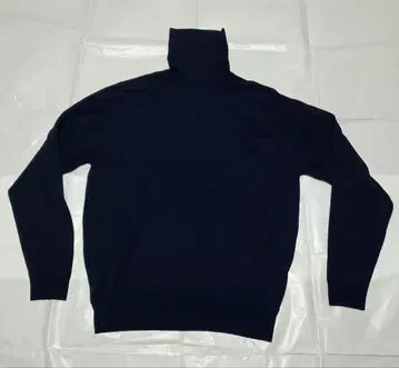 JOHN SMEDLEY 터틀넥 네이비 M 새상품급