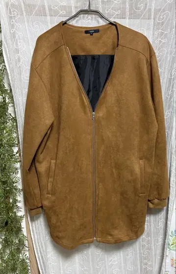 Ciao panic 스웨이드 느낌 하프 코트 L 사이즈