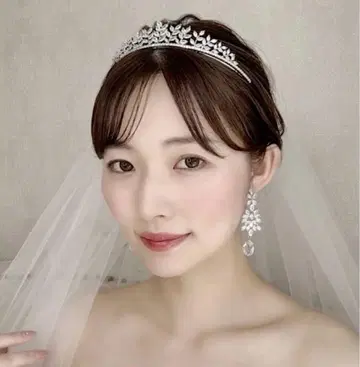 ANNAN WEDDING 티아라 리프 x 지르코니아