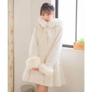 ROJITA 백리본 후디 코트 양산형
