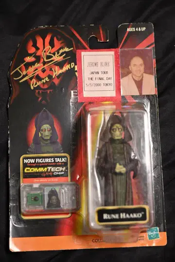 스타 워즈 루운 하코 역 제롬 블레이크 씨 사인 피규어