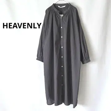 [ 택 포함 새상품 ] HEAVENLY 헤븐리 개더 셔츠 원피스 겉옷