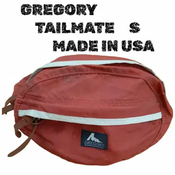 레어 GREGORY 테일메이트 바디백 USA제 구 로고 와인 레드