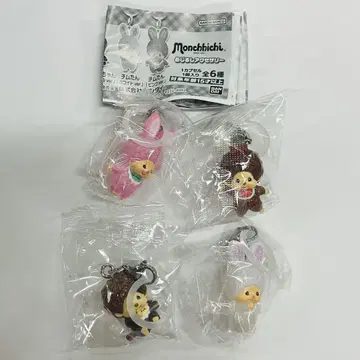 몽치치 메지루시 액세서리 4종 가챠 캡슐 토이