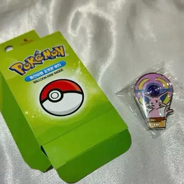 [ 새상품 ] 롯데월드 포켓몬 벌룬라이드 핀 배지 에브이 한국 한정판