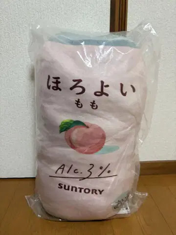SUNTORY 호로요이 복숭아 봉제 인형 A상 쿠션