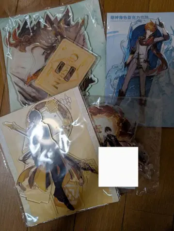 원신 종려 타르탈리아 아크릴 스탠드 4개 세트 이월