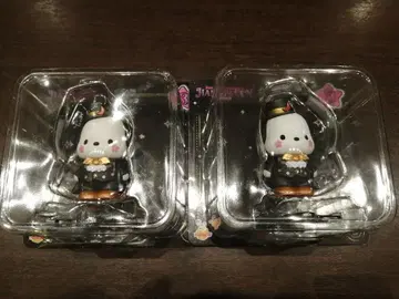 산리오 Happy 복권 포차코 피규어 2개