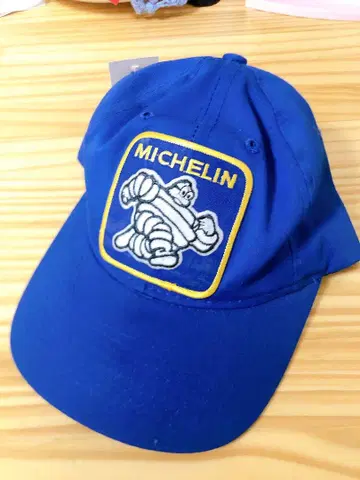 USA제 MICHELIN MAN 미쉐린맨 자수 패치 트래커 캡
