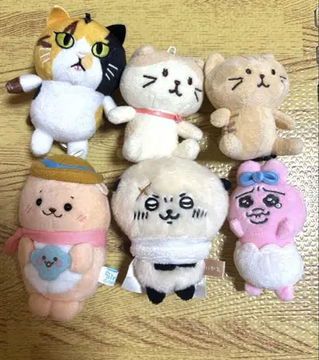봉제 인형 여러 가지 6개 세트