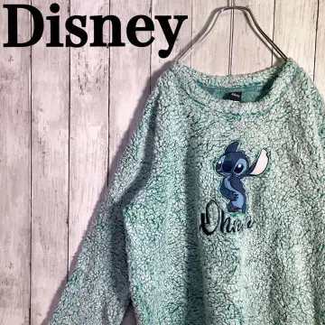 [레어 디자인] 디즈니 자수 빅 로고 플리스 스티치 오버 사이즈