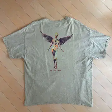 vintage NIRVANA IN UTERO T-shirt khaki