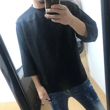 나노 유니버스 폴리에스테르 7부 T셔츠 S