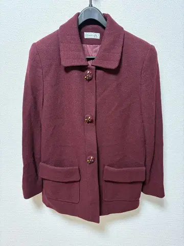 Emcharrie 버건디 자켓 M 사이즈