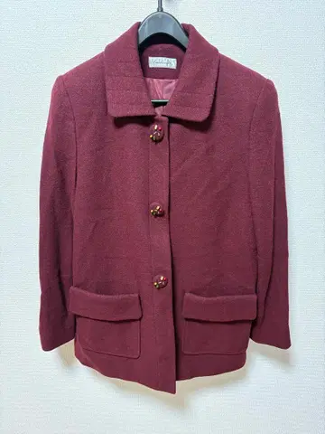 Emcharrie 버건디 자켓 M 사이즈