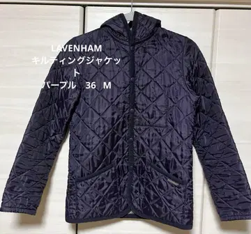 LAVENHAM 퀼팅 자켓 퍼플 36 M