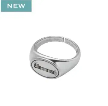 ubermensch G-DRAGON 실버 반지 가격 인하 가능