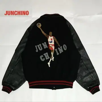 JUNCHINO 준키노 바시티 자켓 소가죽 가죽 코시노 준코 농구