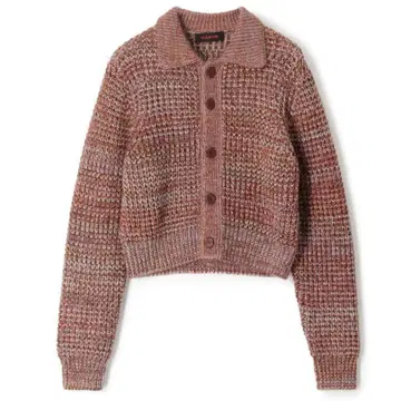 CABaN 코튼 캐시미어 믹스 와플 폴로 가디건 원가 52,800엔