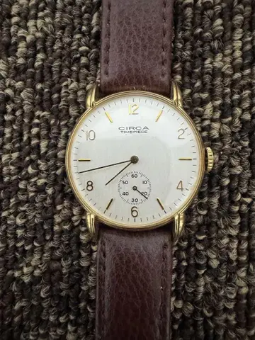 CIRCA TIMEPIECE 서커 23K 골드 플레이트 오토매틱