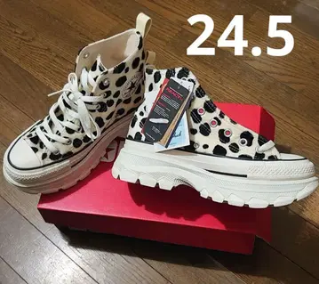 택 포함 새상품 컨버스 달마시안 통굽 트렉 웨이브 스니커즈