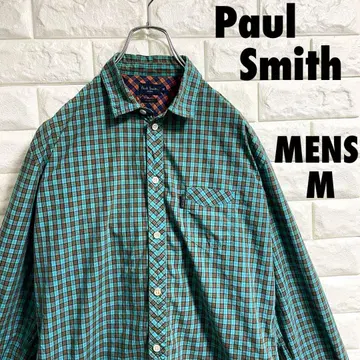 Paul Smith 폴스미스 긴팔 체크 셔츠 남성용 M 사이즈