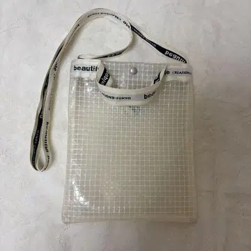 beautiful people Vinyl Sacoche bag 클리어