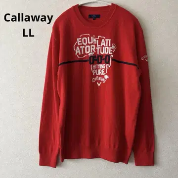 캘러웨이 Callaway 남성용 골프웨어 긴팔 니트 LL 로고