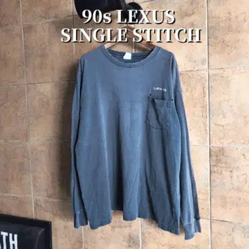보로 LEXUS 페이드 롱 T셔츠 기업 렉서스 싱글스티치