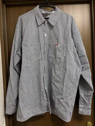 벤데이비스 90s 80s USA제 긴팔 히코리 셔츠 빈티지