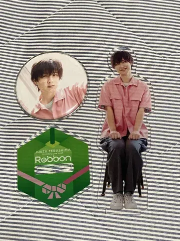 테라시마 준타 rebbon 아크릴 스탠드 캔 배지