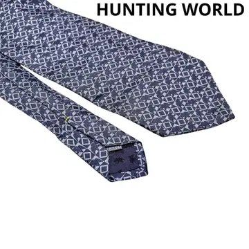 [ HUNTING WORLD ] 헌팅월드 코끼리 패턴 넥타이 고급 브랜드