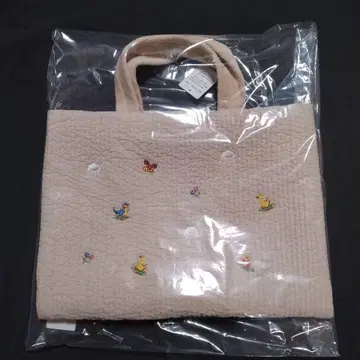 페일라 비오는날 콜라보 MIMI 토트백 카페 베이지