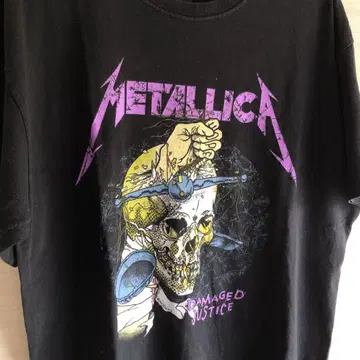 METALLICA T셔츠 블랙