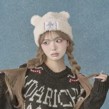 Darich 다리치 테디베어 햇 IVO 아이보리
