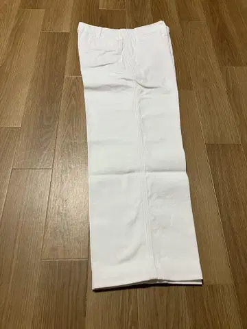 그루빈 하이 화이트 트라우저