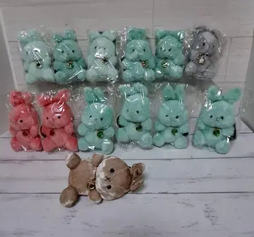 해피 버스칼라 토끼 5월 에메랄드 토끼 봉제 인형 마스코트