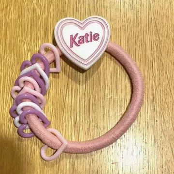katie 하트 모티브 머리끈