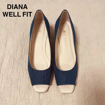 다이애나 오픈토 웨지솔 신발 23.5cm 새상품급