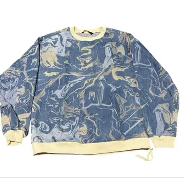 ZARA 데님 마블 무늬 트레이닝복