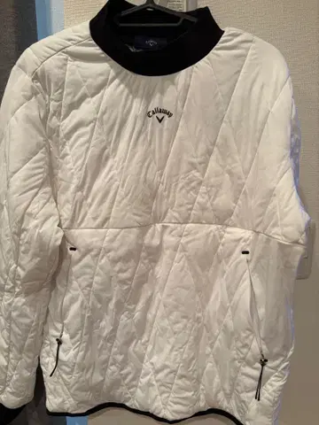 Callaway 화이트 퀼팅 자켓