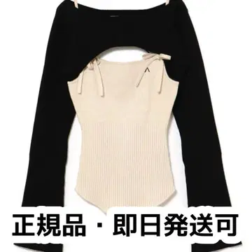 Bebe 리본 세트 탑스 andmary 마리