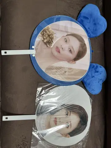TZUYU 하트 귀 모양 부채